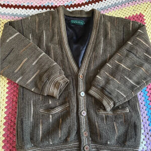 Vintage Men’s Size M Tundra Canada Lined Cardigan Sweater